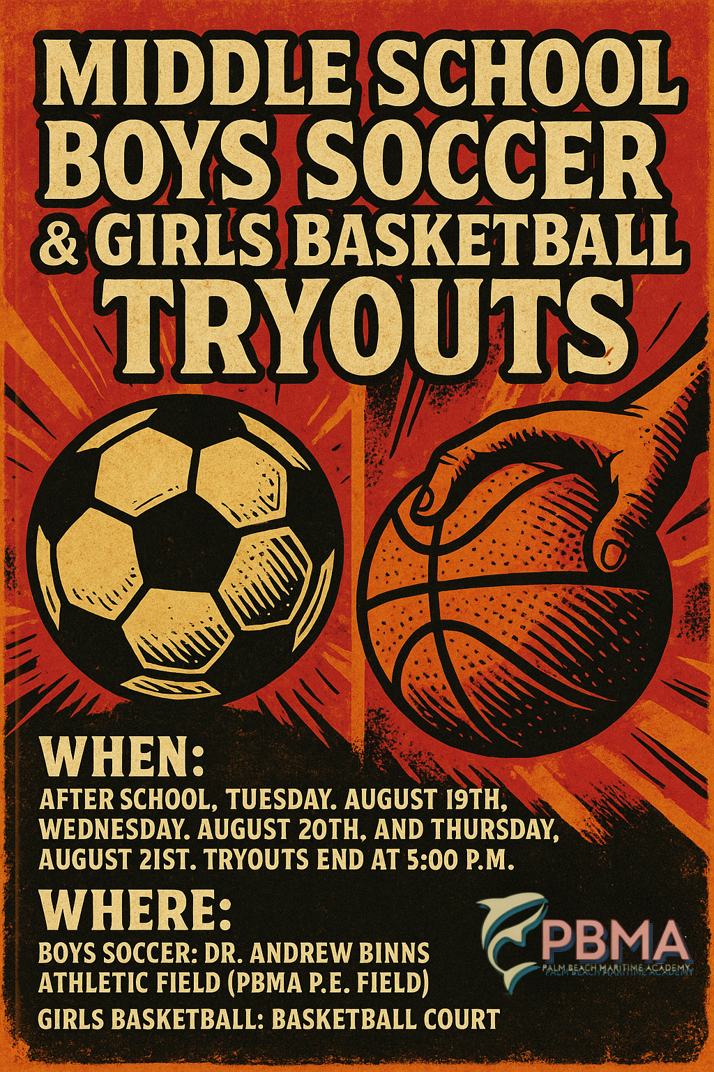 Tryouts Poster
